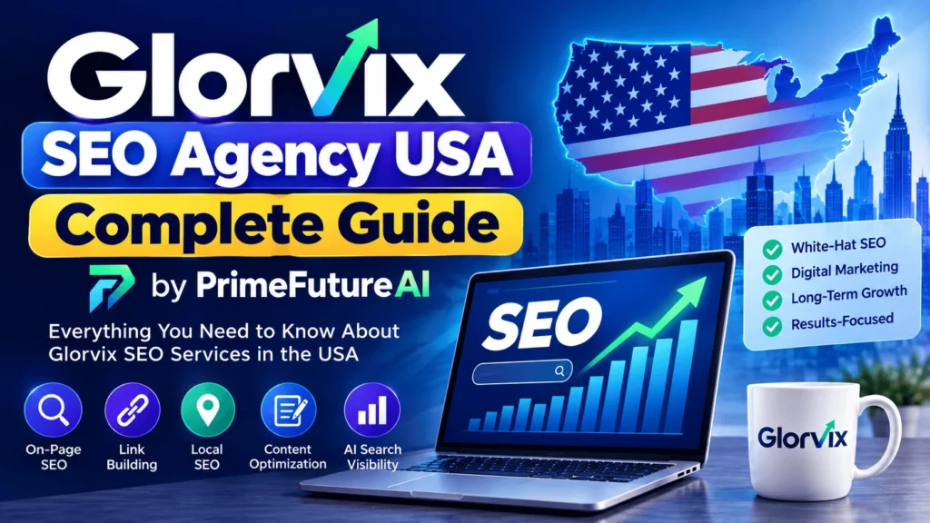 Glorvix SEO Agency USA complete guide by PrimeFutureAI.